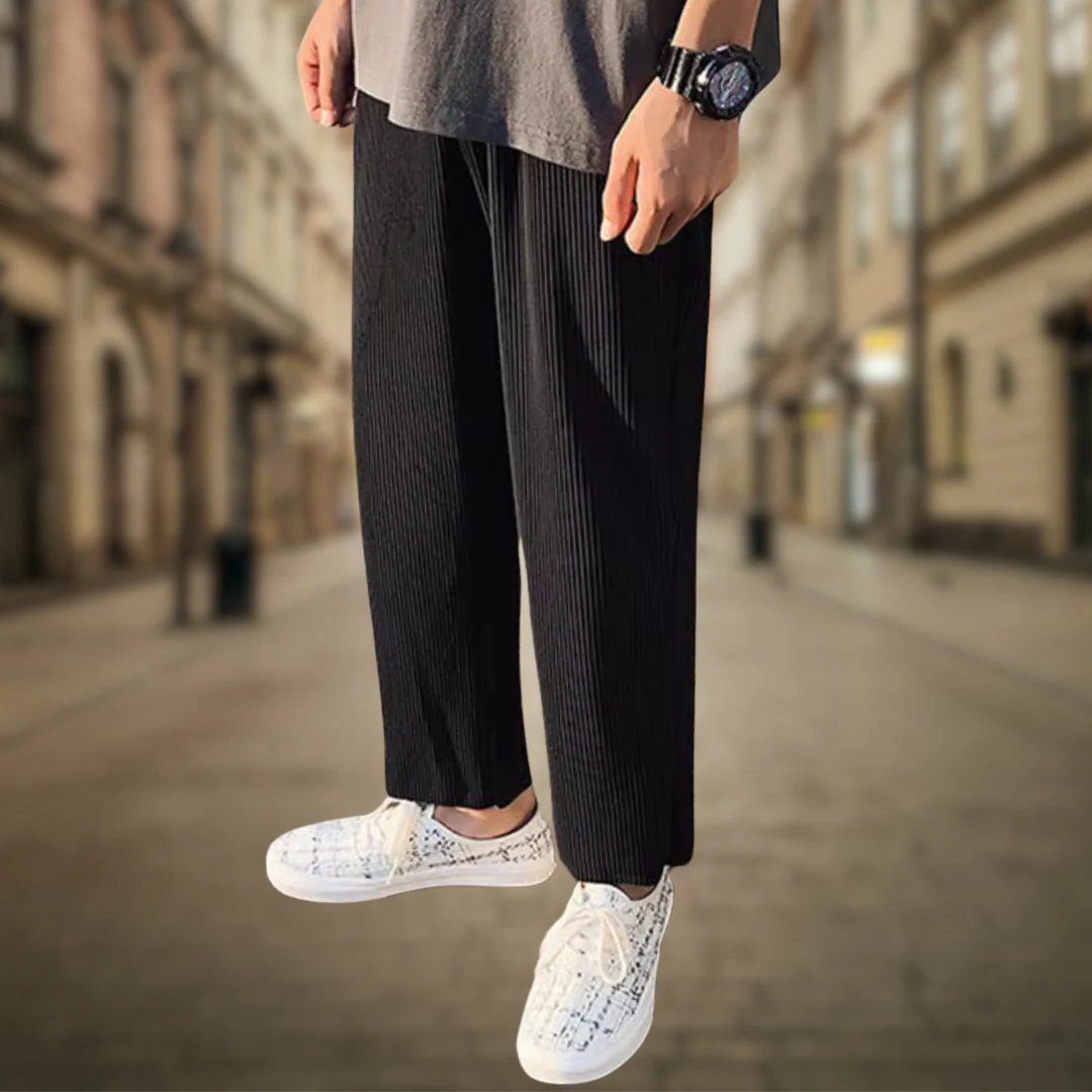 Donaciano® | Elegant trousers in velvety style - Image 2