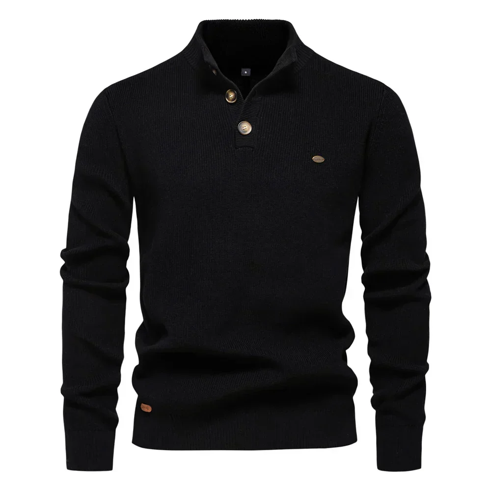 Donaciano® | Men'S Knitted Button Sweater - Image 7