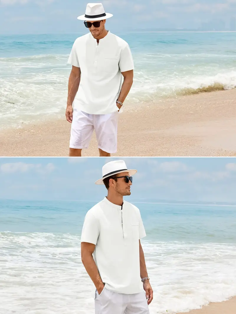 Donald® | Stylish No-Short Sleeve Shirt For Men - Image 10