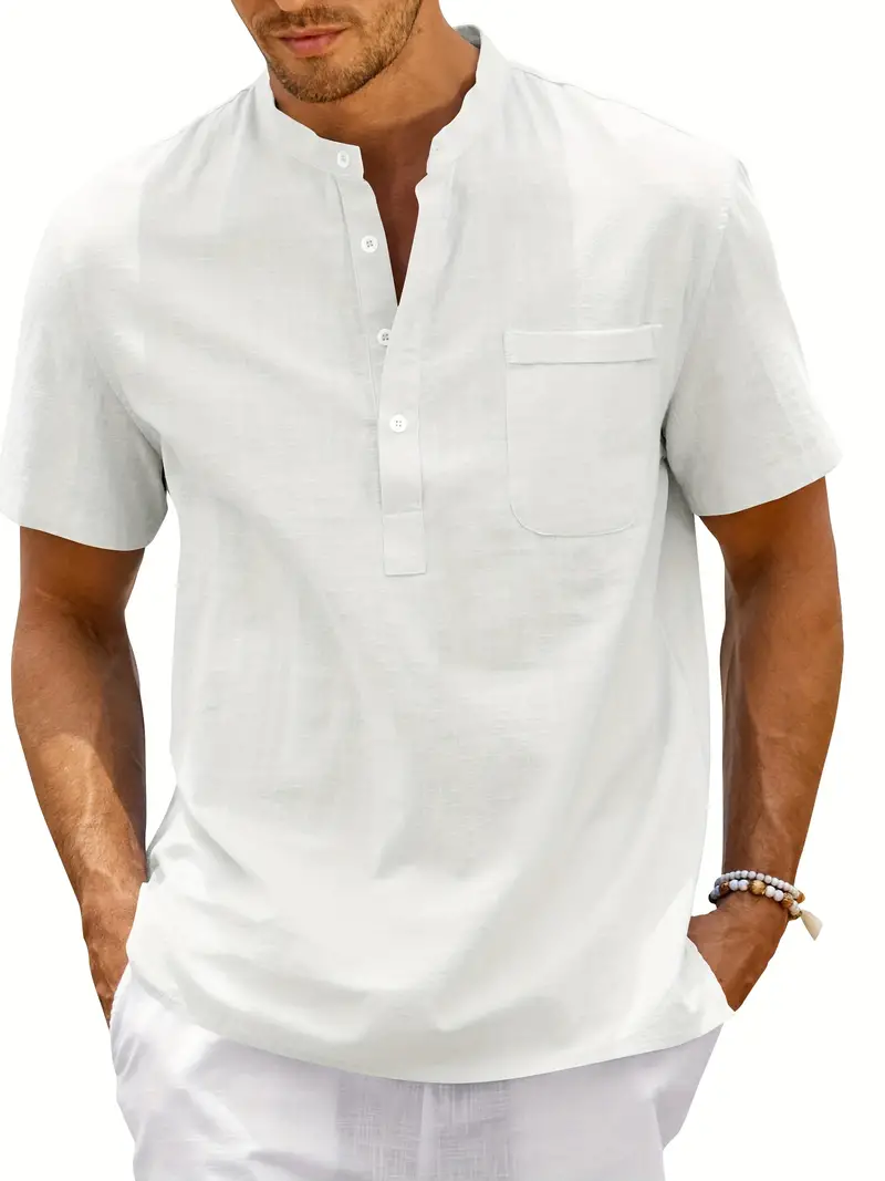 Donald® | Stylish No-Short Sleeve Shirt For Men - Image 14