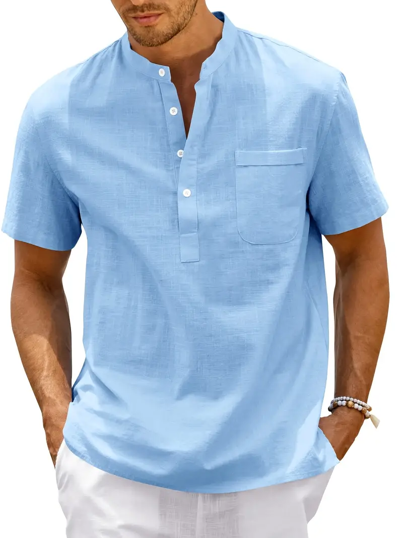 Donald® | Stylish No-Short Sleeve Shirt For Men - Image 17