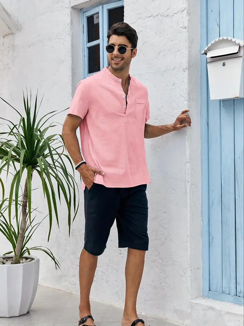 Donald® | Stylish No-Short Sleeve Shirt For Men - Image 2