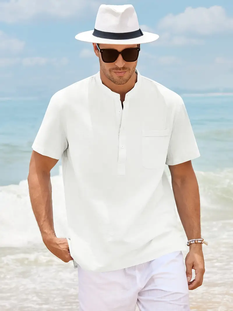 Donald® | Stylish No-Short Sleeve Shirt For Men - Image 22