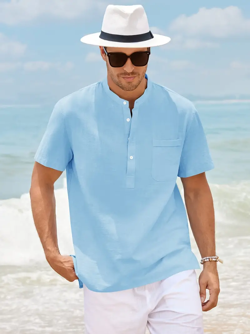 Donald® | Stylish No-Short Sleeve Shirt For Men - Image 23