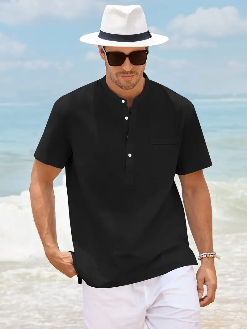 Donald® | Stylish No-Short Sleeve Shirt For Men - Image 6