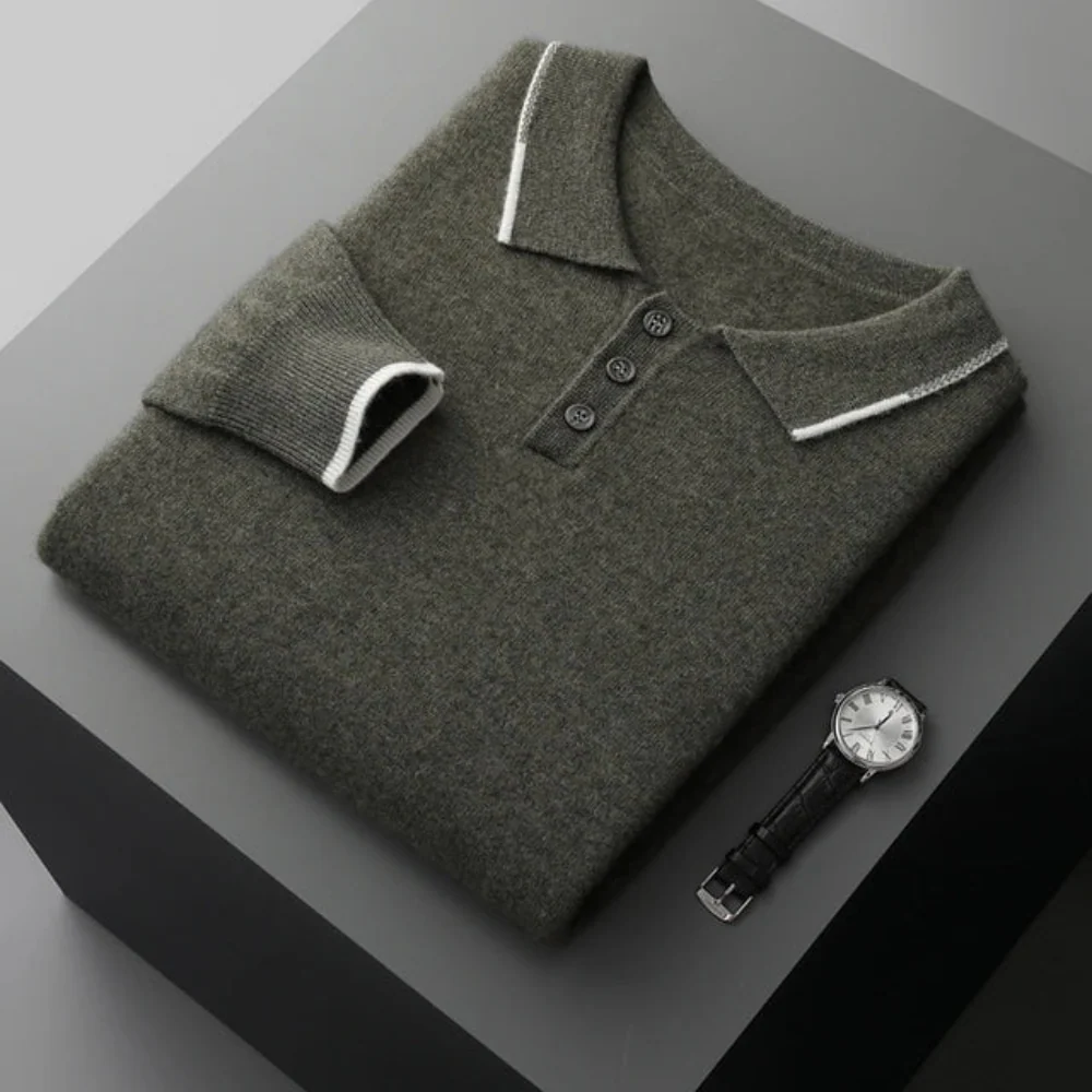 Donald | Saint-Tropez Cashmere Polo - Image 3