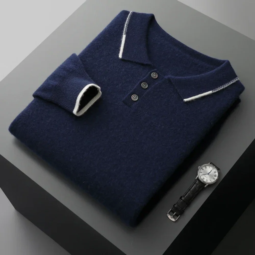 Donald | Saint-Tropez Cashmere Polo - Image 5