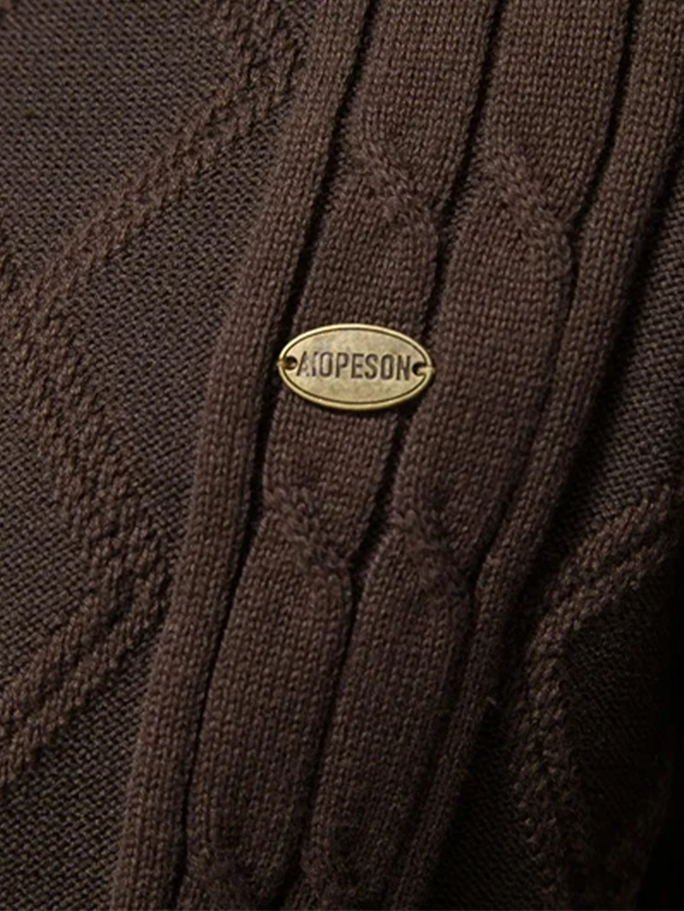 Donato® | Geometric Jacquard Shawl Collar Cardigan Sweater - Image 10