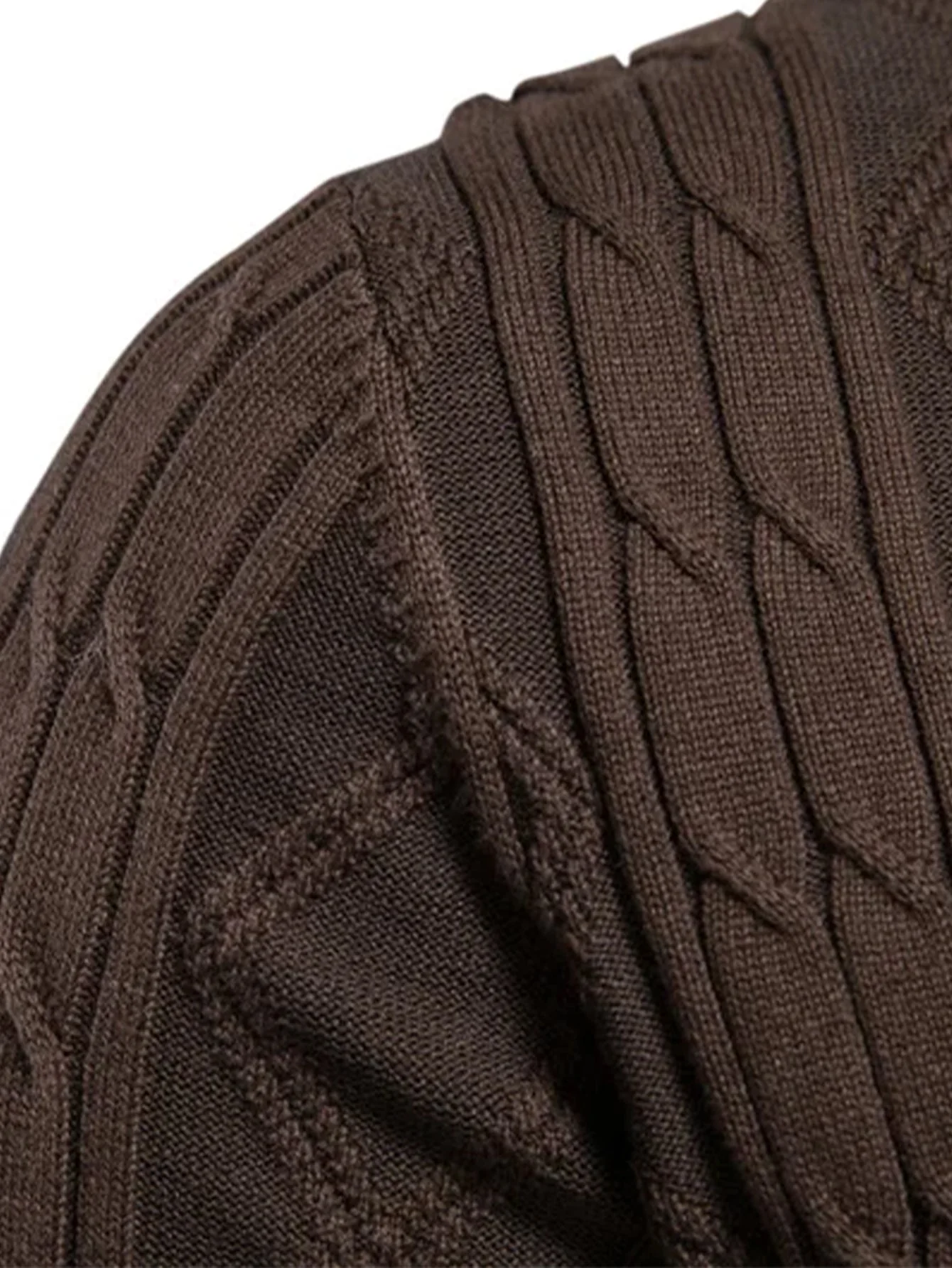 Donato® | Geometric Jacquard Shawl Collar Cardigan Sweater - Image 2