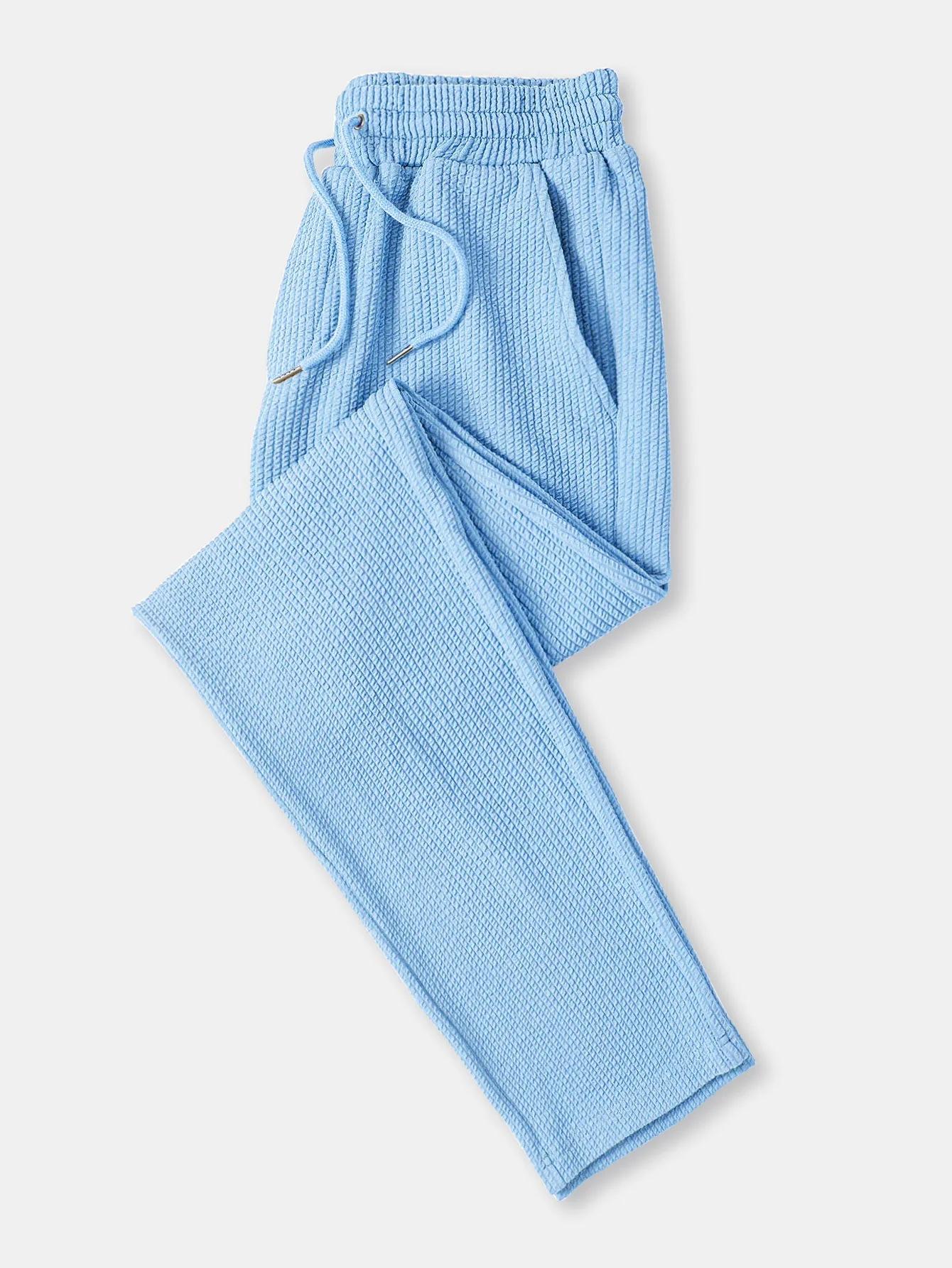 Donovan® | Muscle Fit Long Sleeved Ribbed Collar Shirt & Straight Leg Ribbed Trousers - Image 12