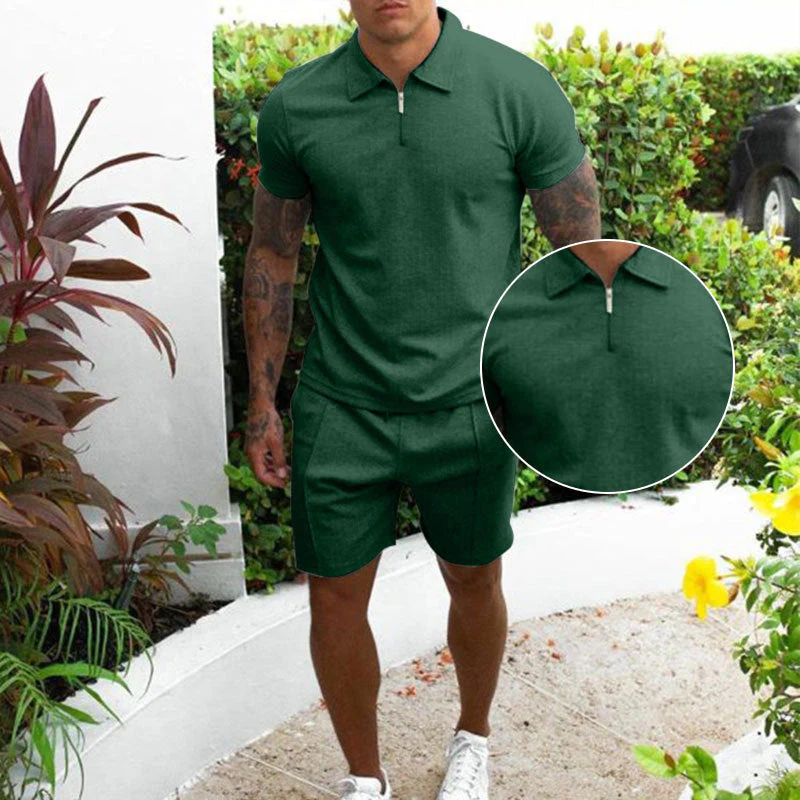 Dorian® | Summer Two-Piece Sporty Short-Sleeved Suit For Men - Image 3