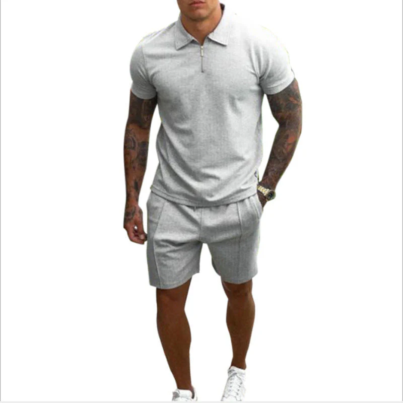 Dorian® | Summer Two-Piece Sporty Short-Sleeved Suit For Men - Image 4