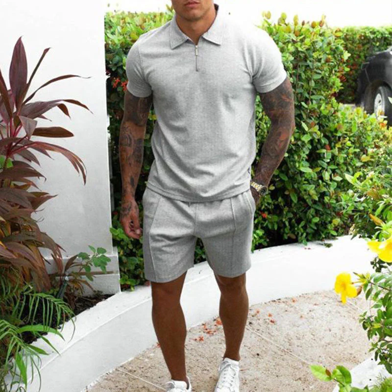 Dorian® | Summer Two-Piece Sporty Short-Sleeved Suit For Men - Image 5