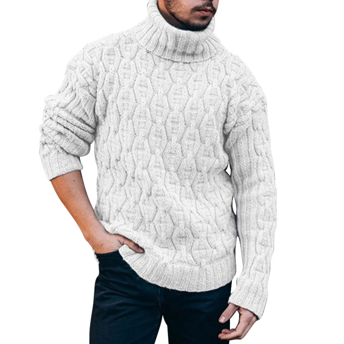 Dorian® | Thick Sweater With Turtleneck For Winter Comfort - Image 2