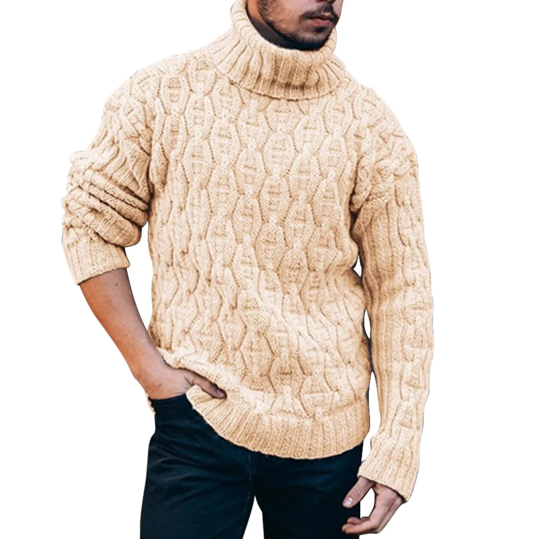 Dorian® | Thick Sweater With Turtleneck For Winter Comfort - Image 3