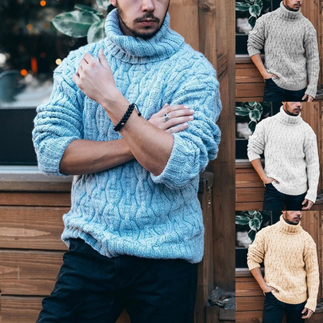 Dorian® | Thick Sweater With Turtleneck For Winter Comfort - Image 5