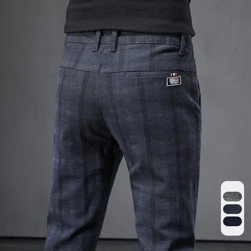 Dorian | Plaid Casual Pants - Image 2