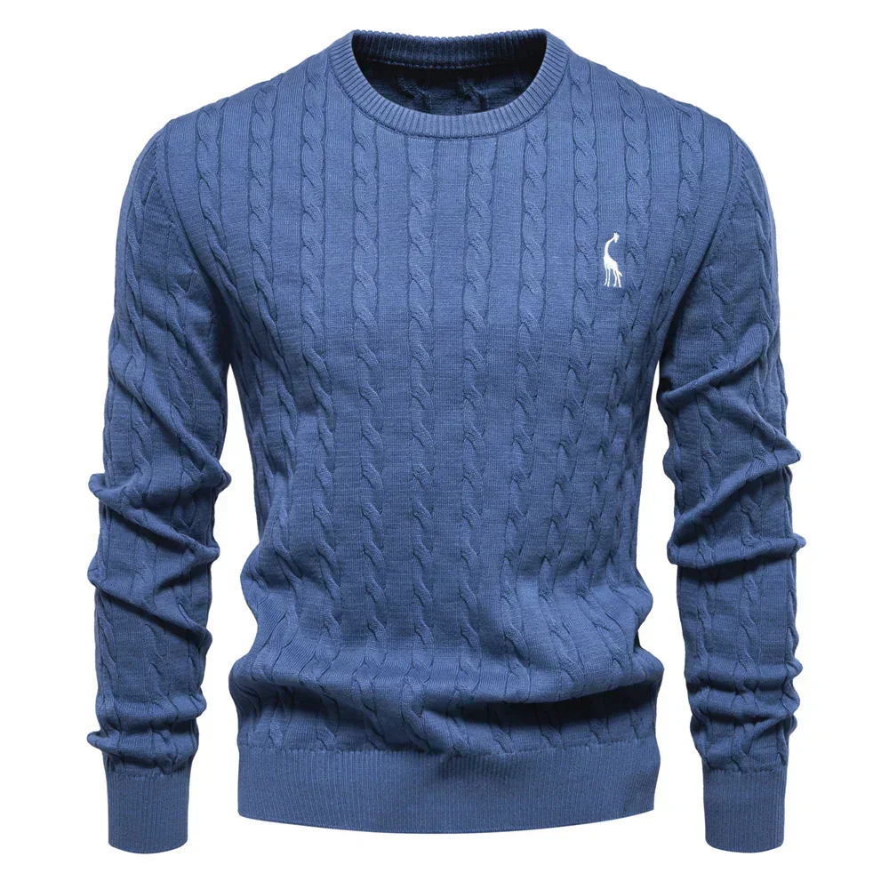 Doroteo® | Knitted Sweater With Giraffe Embroidery - Image 13