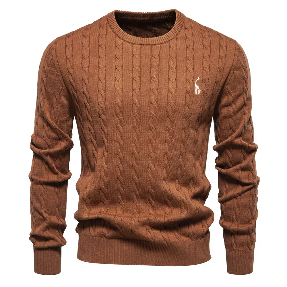 Doroteo® | Knitted Sweater With Giraffe Embroidery - Image 14