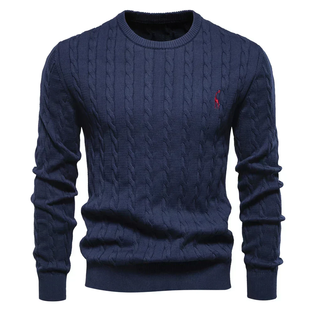 Doroteo® | Knitted Sweater With Giraffe Embroidery - Image 6