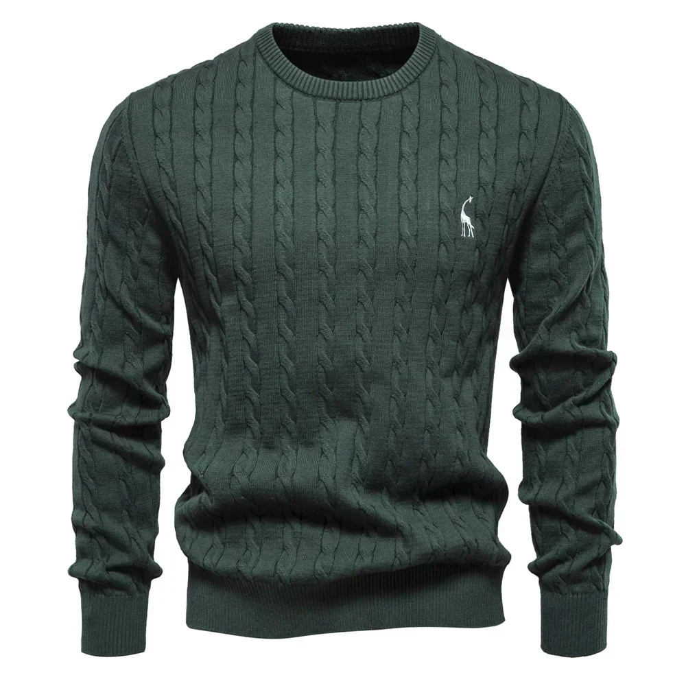 Doroteo® | Knitted Sweater With Giraffe Embroidery - Image 8