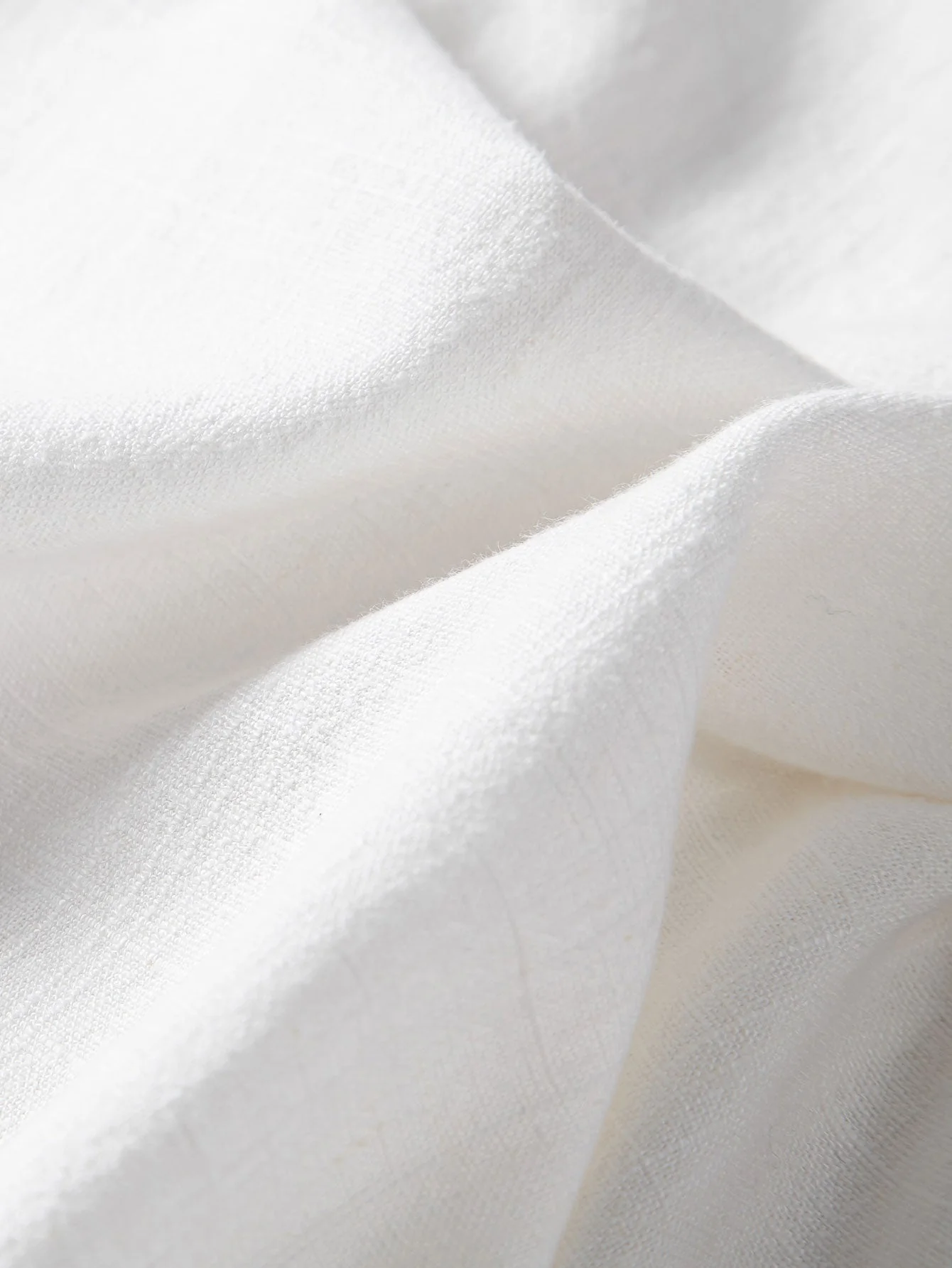 Doroteo® | Short Sleeve V Neck Linen Rayon Blend Shirt & Wrinkle Textured Straight Leg Pants - Image 17