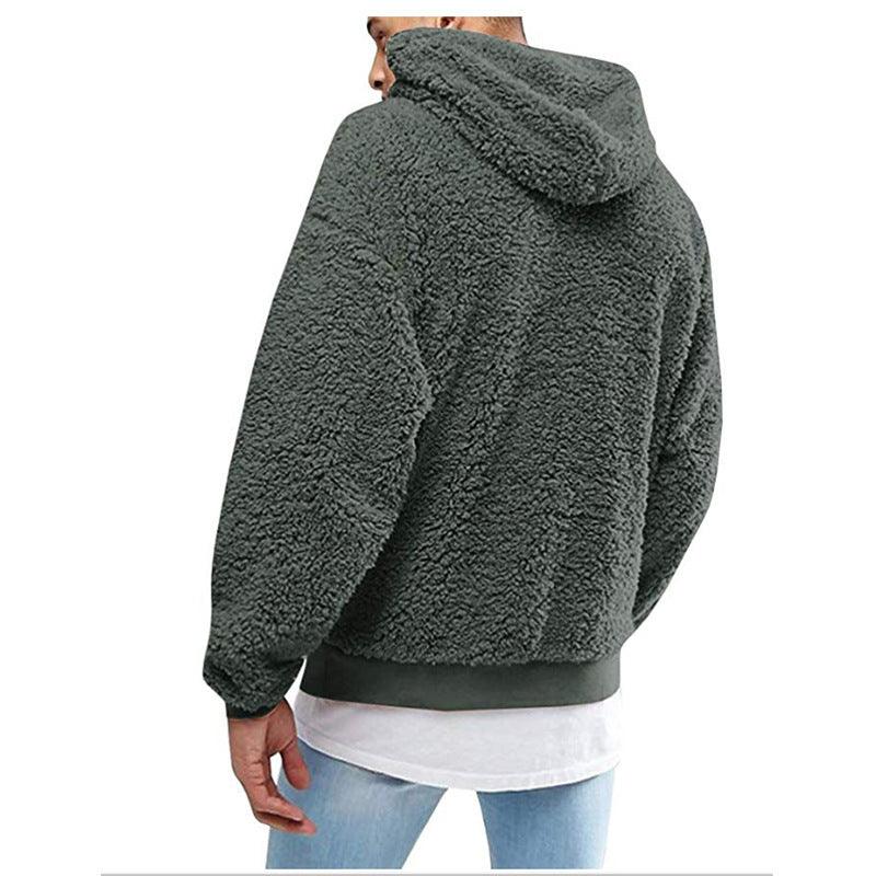 Dougal® | Warm Fluffy Teddy Hoodie For Men - Image 2