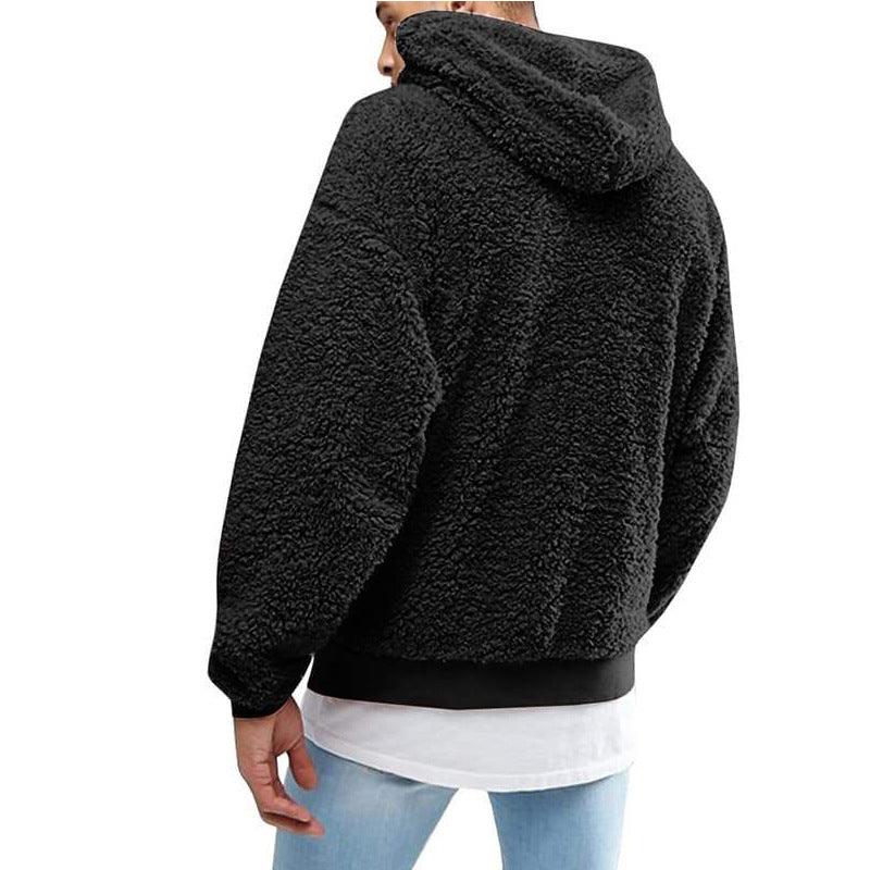 Dougal® | Warm Fluffy Teddy Hoodie For Men - Image 3