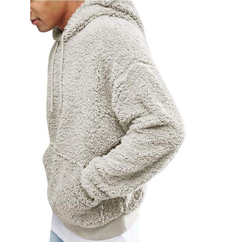 Dougal® | Warm Fluffy Teddy Hoodie For Men - Image 5
