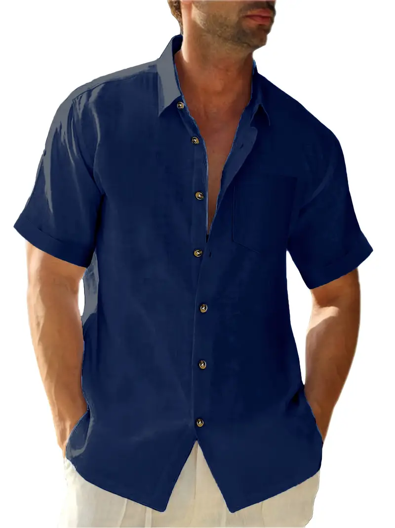 Dougie® | Stylish Short-Sleeved Shirt For Men - Image 35