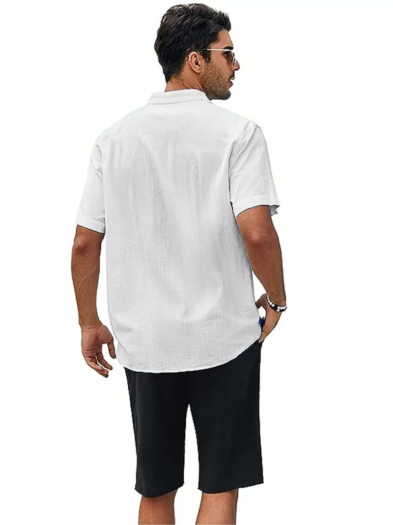 Dougie® | Stylish Short-Sleeved Shirt For Men - Image 5