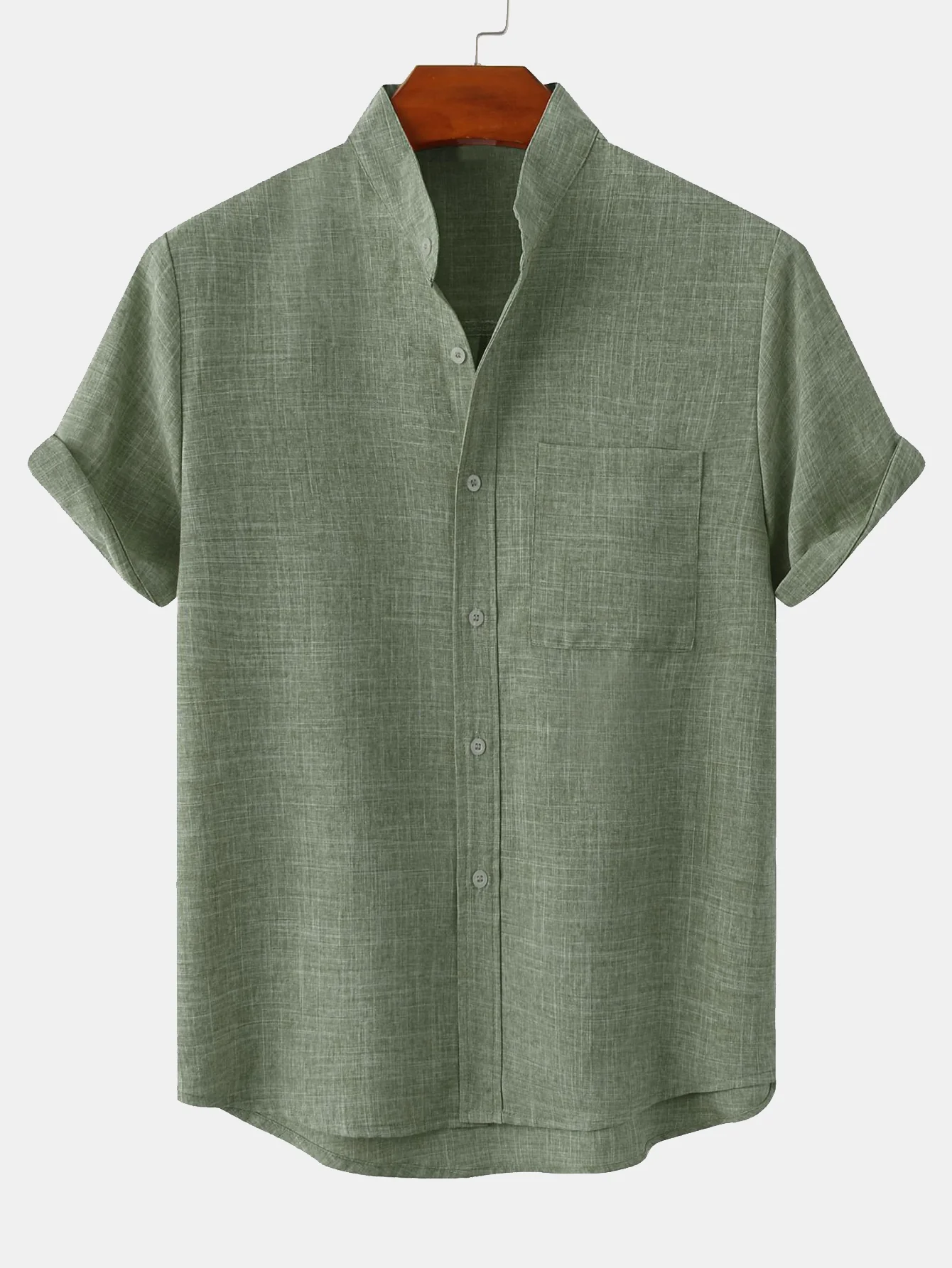 Douglas® | Shirt With Mandarin Collar And Pocket - Image 3