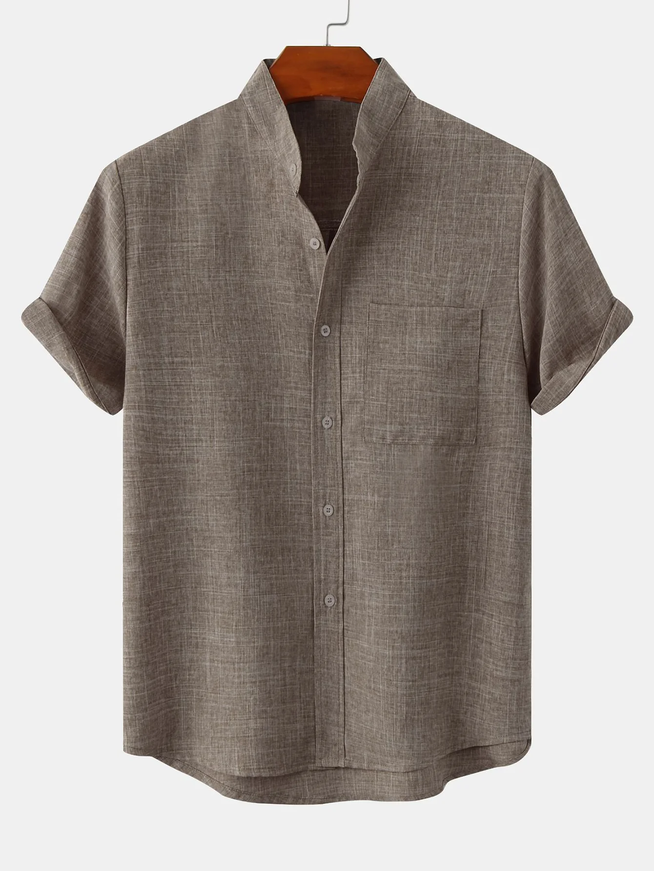 Douglas® | Shirt With Mandarin Collar And Pocket - Image 7