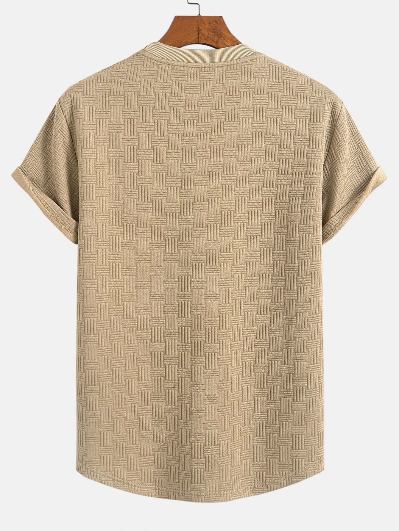 Douglas® | Stripe Jacquard Arc Hem T-Shirt - Image 2