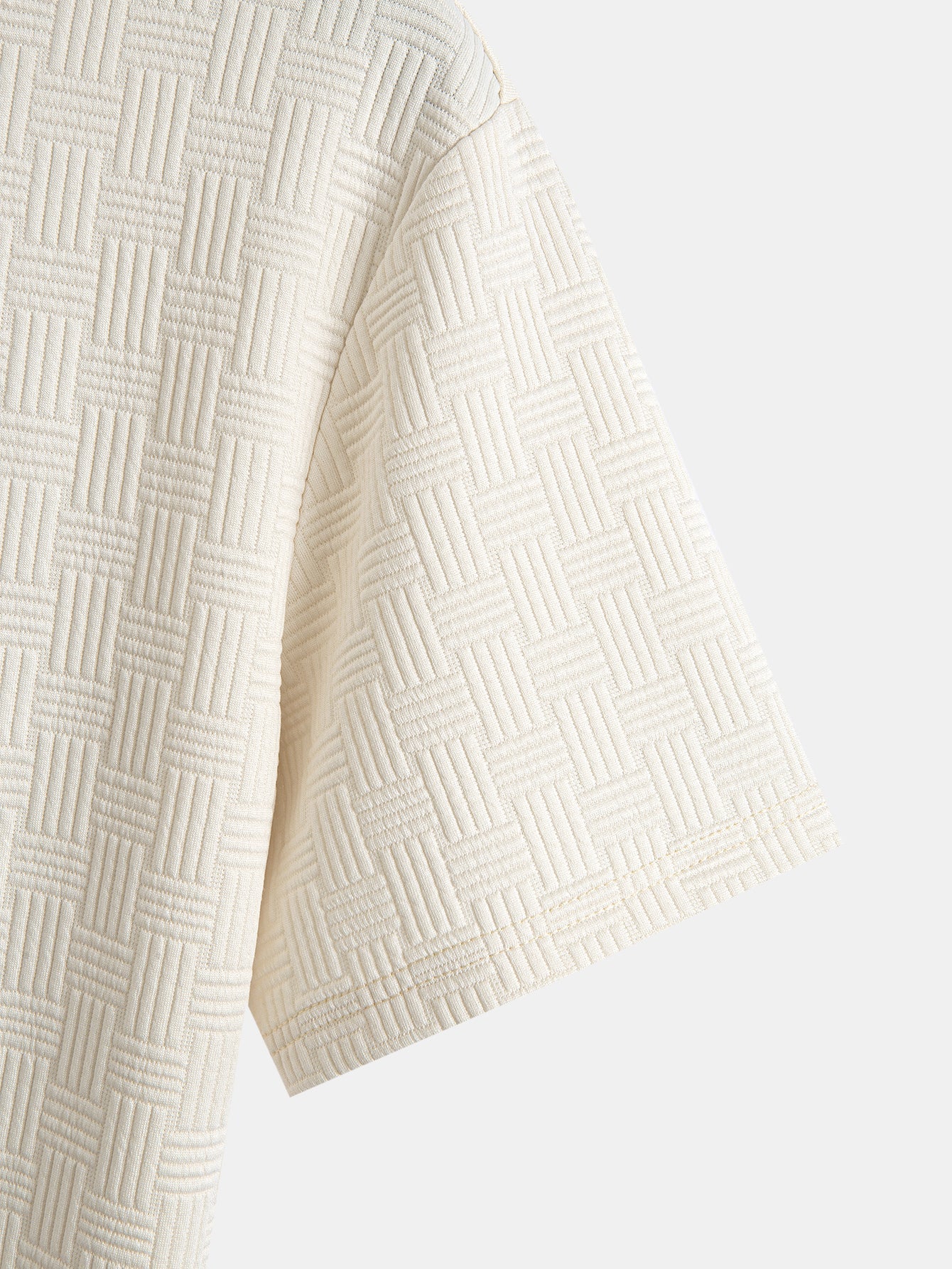 Douglas® | Stripe Jacquard Arc Hem T-Shirt - Image 8