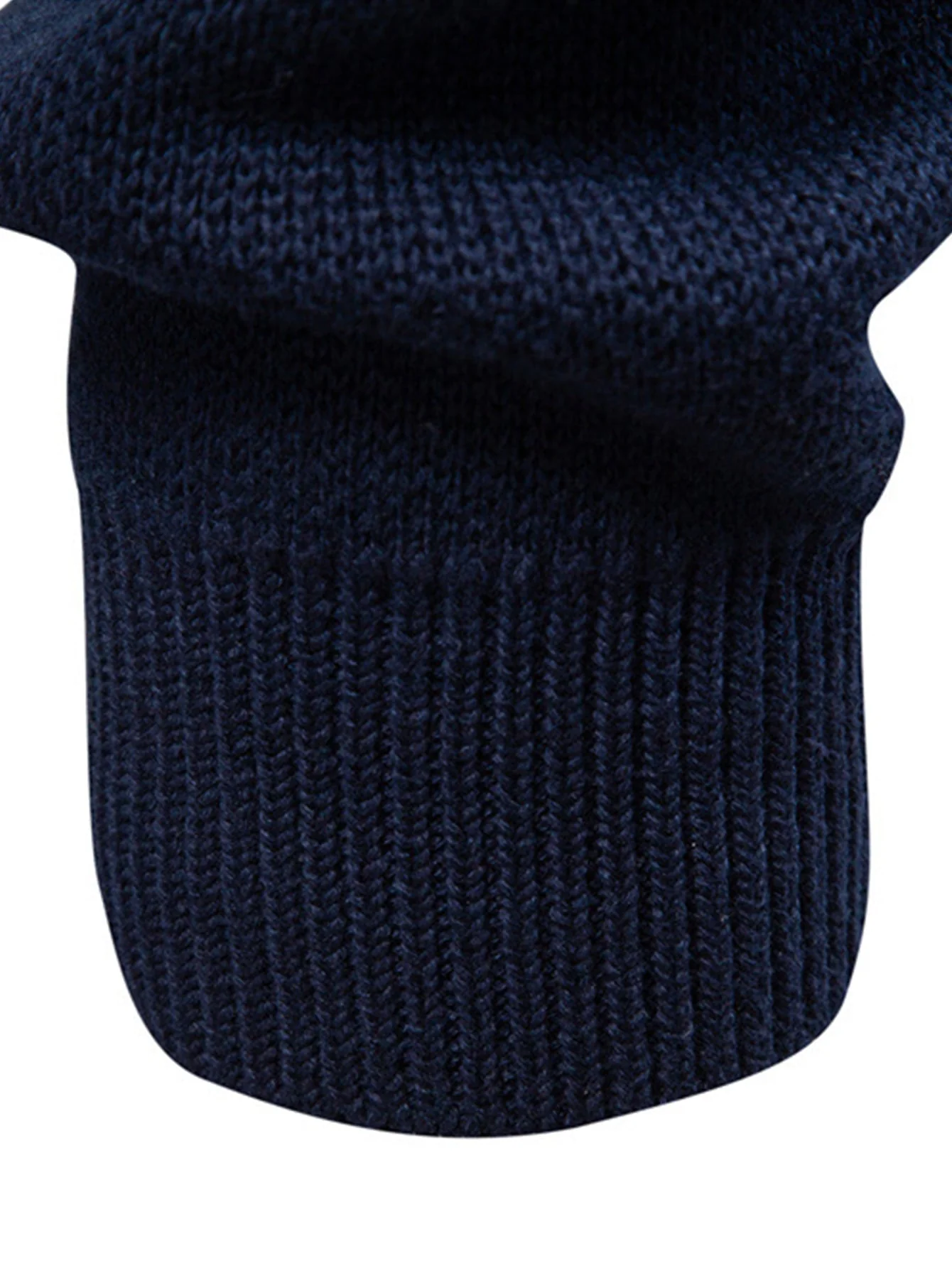 Drago® | Geometry Jacquard Zipper Stand Collar Sweater - Image 3