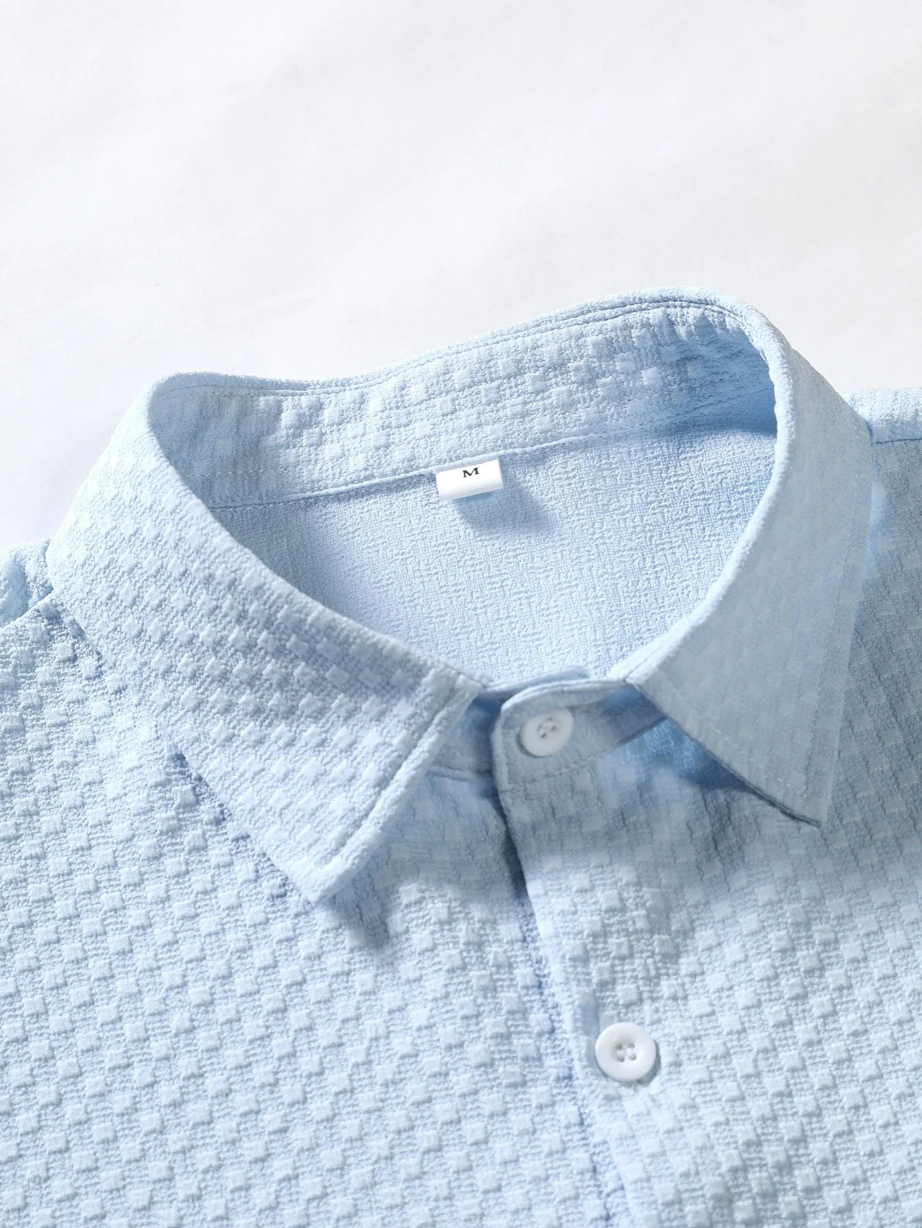 Drew® | Checkerboard Jacquard Button Up Shirt - Image 6