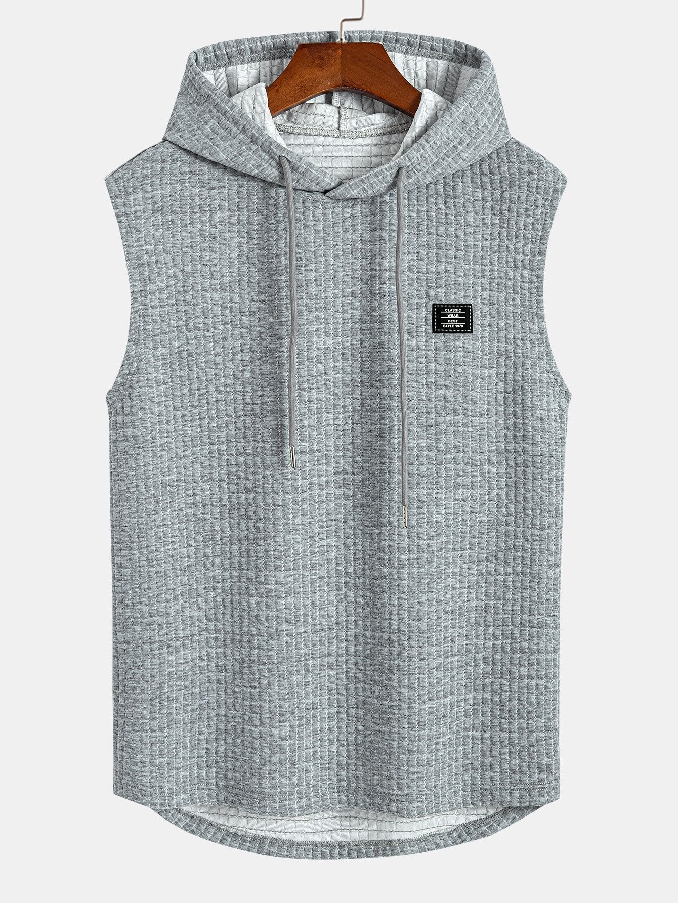 Drew® | Sleeveless Waffle Hooded Vest - Image 3