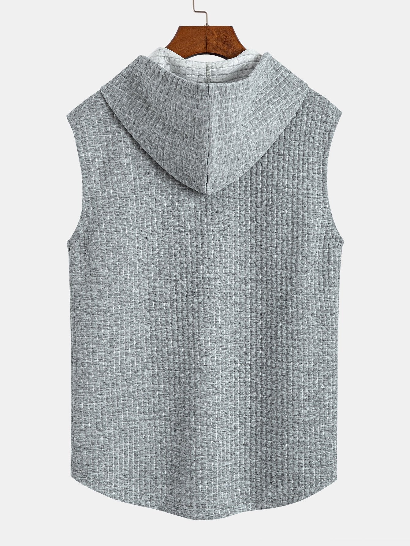 Drew® | Sleeveless Waffle Hooded Vest - Image 4