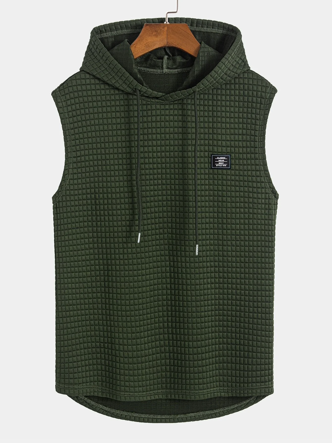 Drew® | Sleeveless Waffle Hooded Vest - Image 5