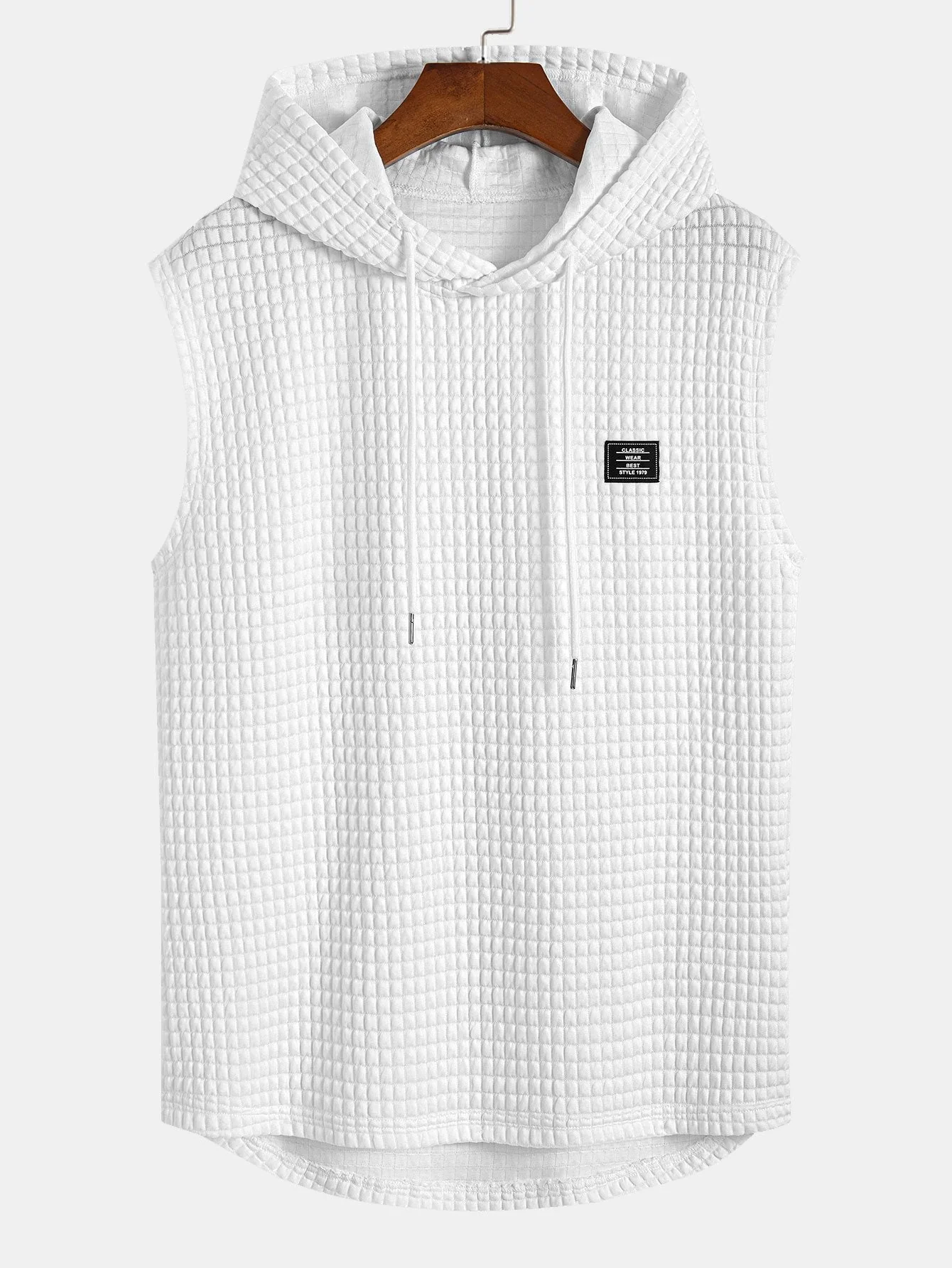 Drew® | Sleeveless Waffle Hooded Vest - Image 7