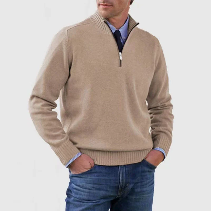 Drusus | Vincenz – Men's half-zip sweater - Image 11