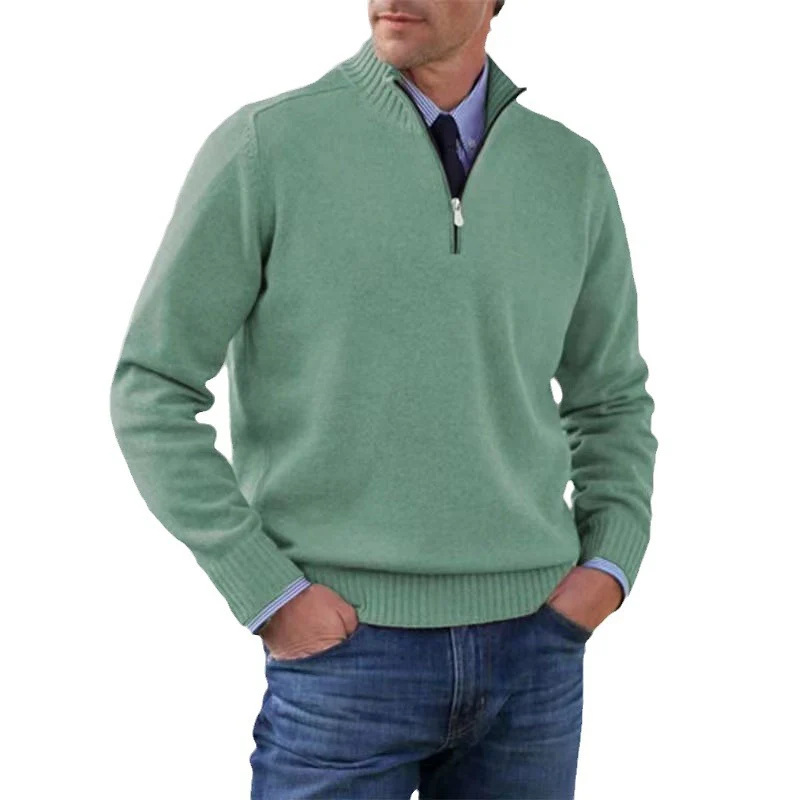 Drusus | Vincenz – Men's half-zip sweater - Image 13