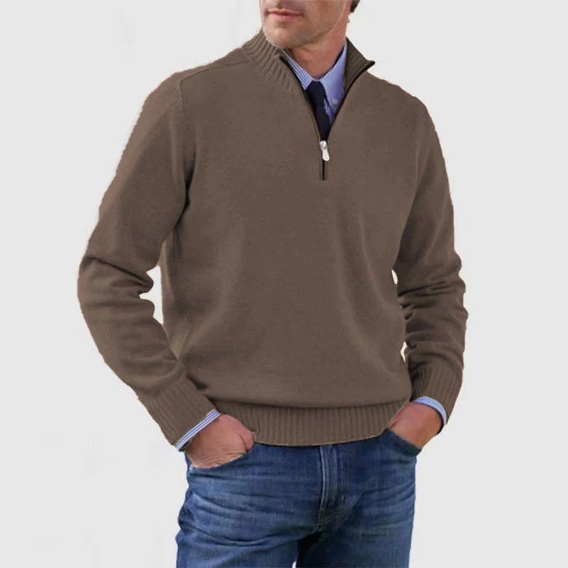 Drusus | Vincenz – Men's half-zip sweater - Image 3