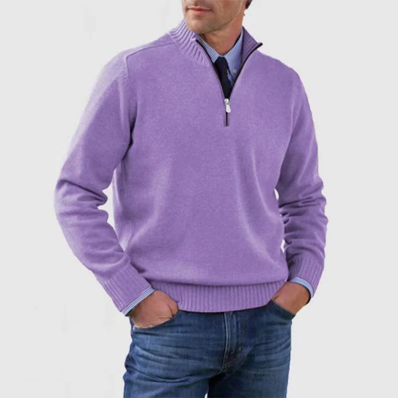 Drusus | Vincenz – Men's half-zip sweater - Image 4