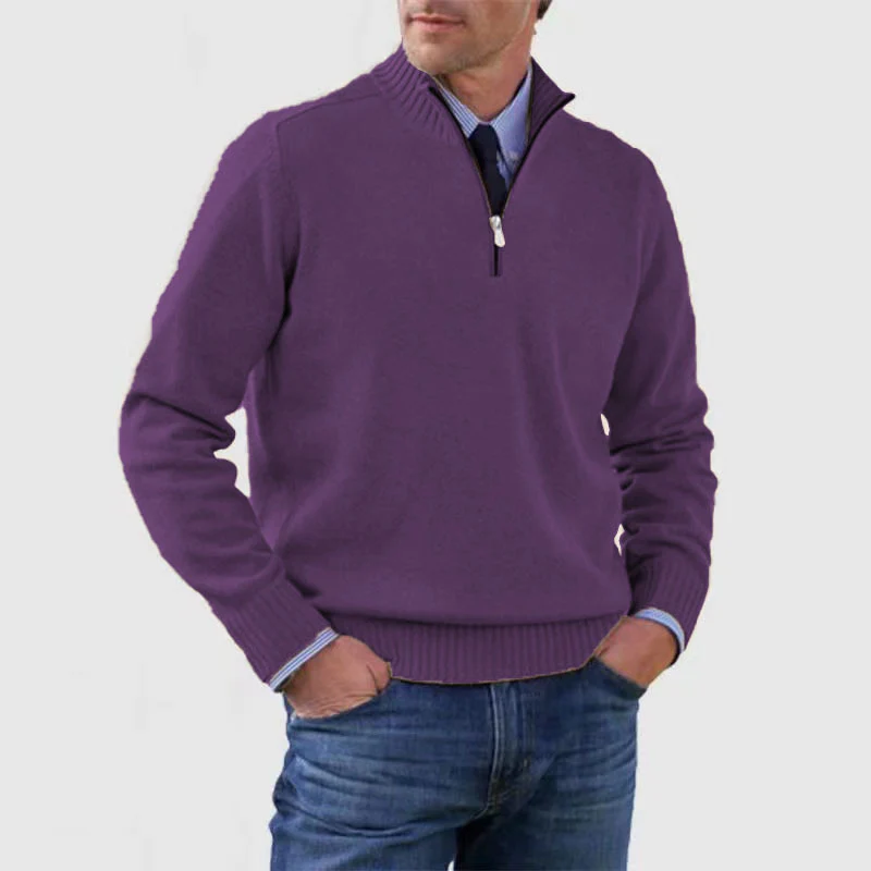 Drusus | Vincenz – Men's half-zip sweater - Image 5