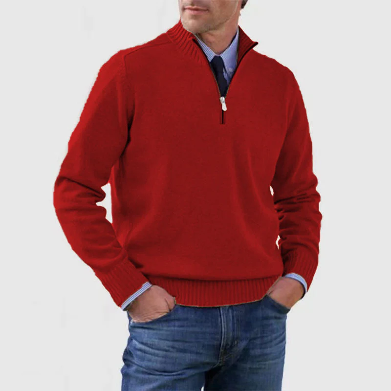 Drusus | Vincenz – Men's half-zip sweater - Image 6