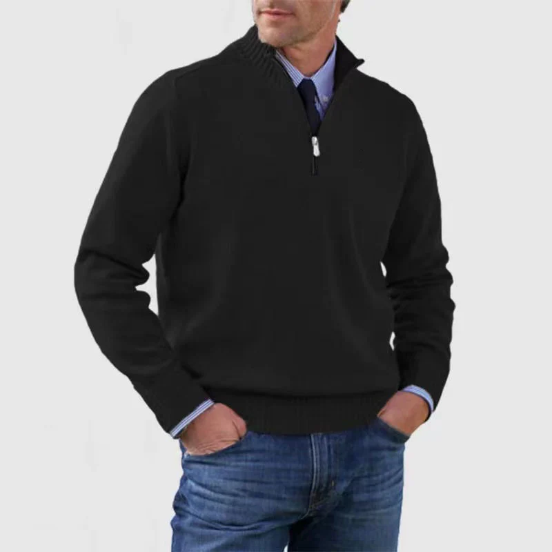 Drusus | Vincenz – Men's half-zip sweater - Image 7