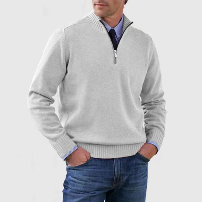 Drusus | Vincenz – Men's half-zip sweater - Image 8