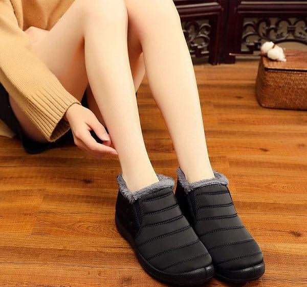 Dume | Cozy ankle boots with warm - Image 2
